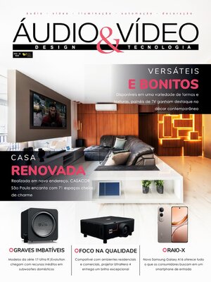 Áudio & Vídeo – Design e Tecnologia - Magazine